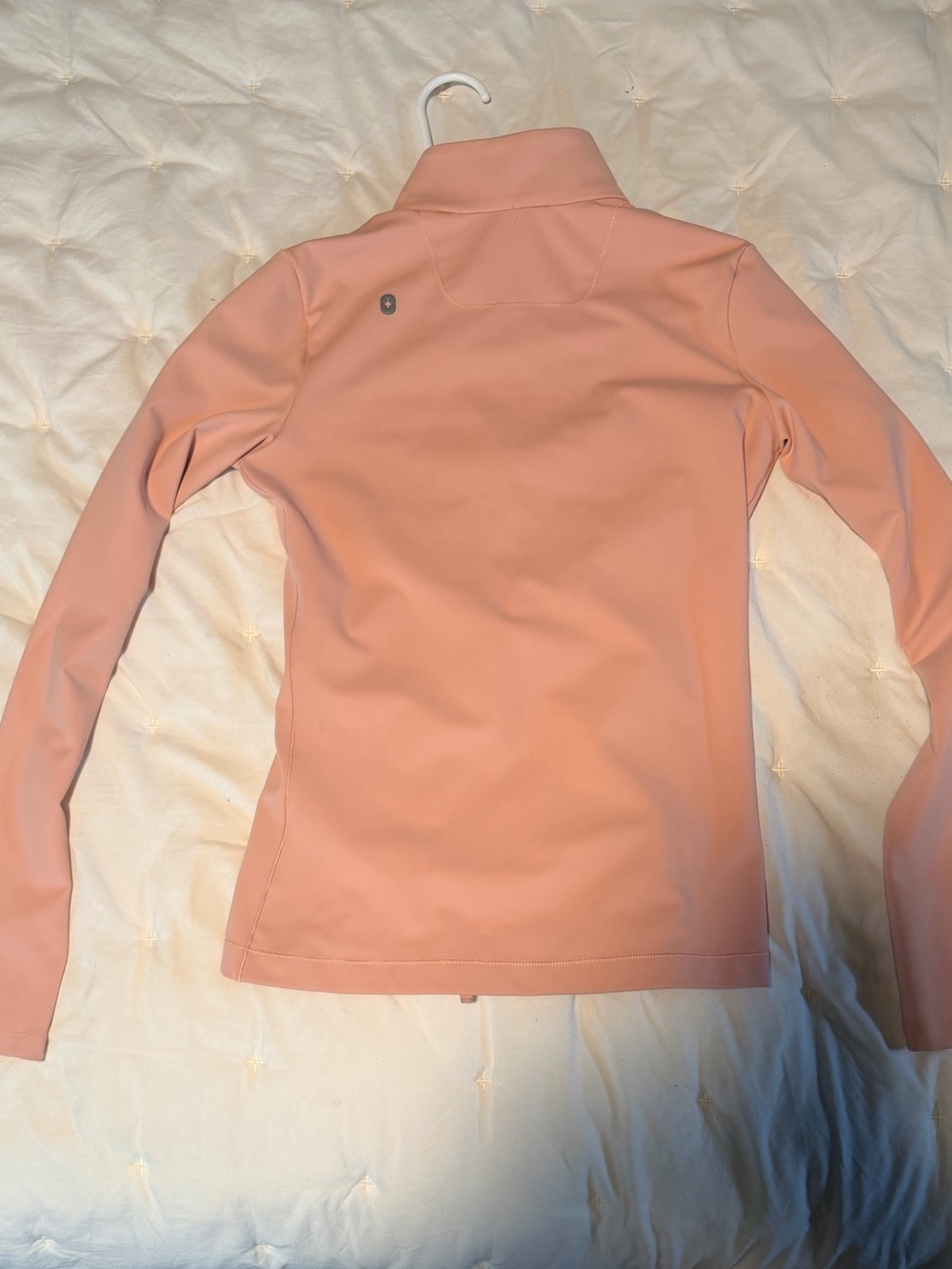 On shift contour knit jacket- pink sand - Picture 2 of 5